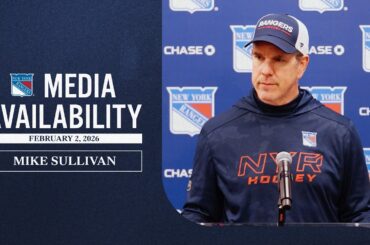 NYR Practice: Mike Sullivan Media Availability | Feb. 2, 2026
