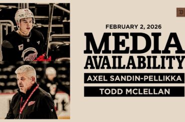 Axel Sandin-Pellikka, Todd McLellan Morning Skate Media | Feb. 2, 2026