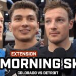 Devon Toews on Injury RETURN & Avs EXCITED For Malinski's Extension & More Before Game vs Detroit