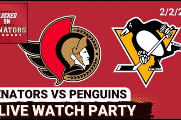 LIVE: Ottawa Senators vs Pittsburgh Penguins - NHL Watch Party - February 2, 2026