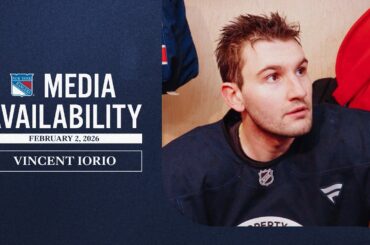NYR Practice: Vincent Iorio Media Availability | Feb. 2, 2026