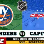 🔴LIVE : New York Islanders Vs Washington Capitals | NHL 2026 | NHL Live SCOREBOARD