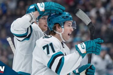 Sharks' Macklin Celebrini Shows Quick Hands On Wicked Snap Shot Vs. Blackhawks