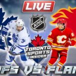 Toronto Maple Leafs vs Calgary Flames LIVE 🔴 | NHL LIVE Stream Reaction & Play By Play