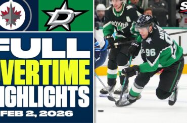 Winnipeg Jets at Dallas Stars | FULL Overtime Highlights - February 2, 2026