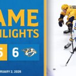 Game Highlights: Predators 6, Blues 5