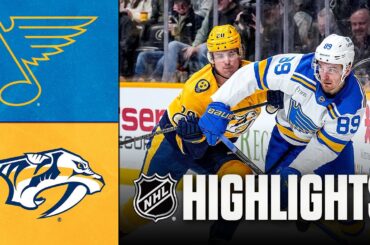 Blues vs. Predators | NHL Highlights | February 02, 2026