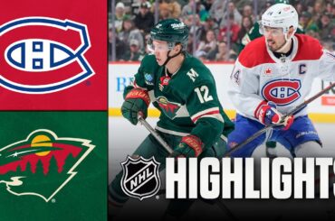 Canadiens vs. Wild | NHL Highlights | February 02, 2026