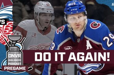 Can MacKinnon and the Avalanche run it back at home against the Detroit Red Wings
