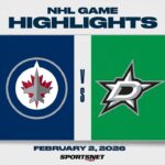 NHL Highlights | Jets vs. Stars - February 2, 2026