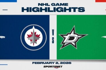 NHL Highlights | Jets vs. Stars - February 2, 2026