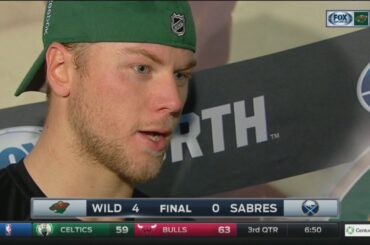 The Wild's Christian Folin discusses playing with just 5 defensemen
