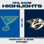 NHL Highlights | Blues vs. Predators - February 2, 2026