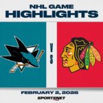 NHL Highlights | Sharks vs. Blackhawks - February 2, 2026