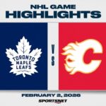 NHL Highlights | Maple Leafs vs. Flames - February 2, 2026