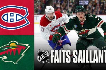 Canadiens vs Wild | Faits saillants