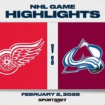 NHL Highlights | Red Wings vs. Avalanche - February 2, 2026