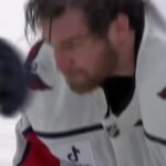 Logan Thompson se blesse en recevant un tir à la tête