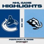 NHL Highlights | Canucks vs. Mammoth - February 2, 2026
