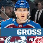 The Colorado Avalanche lose to the Red Wings 30 seconds in | DNVR Avalanche Postgame
