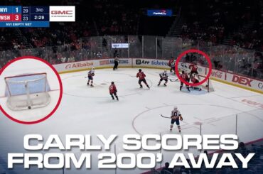 WATCH: John Carlson Scores From 200 Feet Away