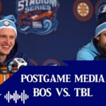 Stadium Series Postgame Media vs BOS