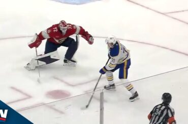 Panthers' Sergei Bobrovsky Gets Caught In No-Man's Land For Easy Zach Benson Goal