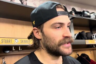 Stuart Skinner, Penguins, on win over Rangers