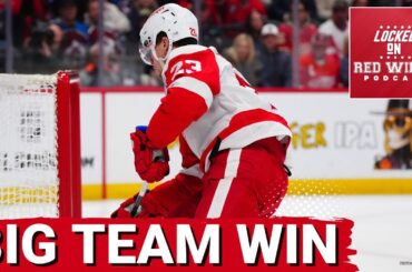 BIG TEAM WIN — Red Wings play complete game in shutout of the Colorado Avalanche