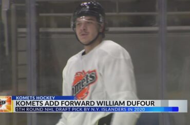 Former NHL draft pick William Dufour joins Fort Wayne Komets