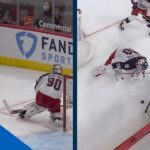 Blue Jackets' Elvis Merzļikins Coughs Up's Lead to Multiple Chicago Goals