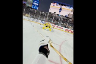 POV From the Glasses 😎 | Zadorov’s Stadium Series Pregame Skate