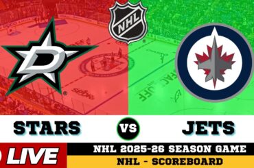 Winnipeg Jets Vs Dallas Stars | NHL 2026 | NHL Live SCOREBOARD | Feb 3 2026