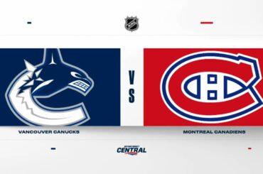 Deux buts d'Alexandre Carrier et une superbe victoire du Canadien contre les Canucks ; faits saillan