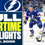 Buffalo Sabres at Tampa Bay Lightning | FULL Overtime Highlights - February 3, 2026