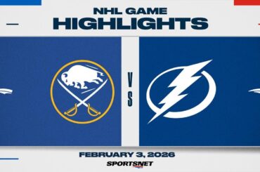 NHL Highlights | Sabres vs. Lightning - February 3, 2026