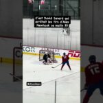 🥅🤣 Le défenseur David Savard a bloqué des tirs pendant 14 ans. Ici: David Savard, le gardien de but.