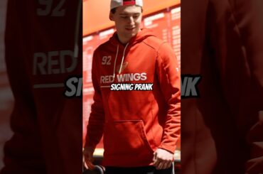 Asking Detroit Red Wings players to sign random items