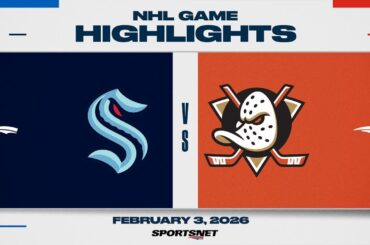NHL Highlights | Kraken vs. Ducks - February 3, 2026