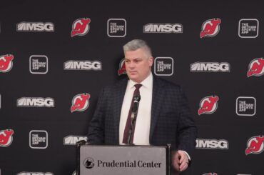 Coach Keefe's honest thoughts following a 3-0 Devils loss to the Jackets plus more
