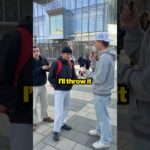 How much to throw a WATER BALLOON at a stranger?? #streetinterview #university #universitystudents