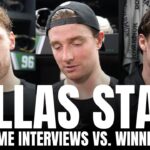 Mikko Rantanen, Thomas Harley, Jake Oettinger & Glen Guluztan Recap Dallas Stars Win vs. Winnipeg