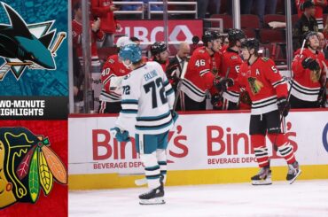 Chicago Blackhawks Highlights vs San Jose Sharks (2/2/26) | Game Highlights | CHSN Blackhawks