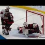 Brandon Bussi Maintains Hurricanes Lead In Final Minute With Incredible Pad Save