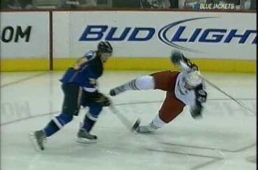 T.J. Oshie hits Rick Nash Again