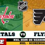 🔴LIVE : Washington Capitals Vs Philadelphia Flyers | NHL 2026 | NHL Live SCOREBOARD | 02/04/2026