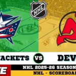 🔴LIVE : Columbus Blue Jackets Vs New Jersey Devils | NHL 2026 | NHL Live SCOREBOARD | 02/04/2026