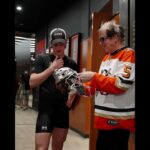 Lukas Dostal and Noodles from The Offspring React to Their Collab Designed Goalie Mask