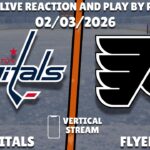Flyers vs Capitals | Philadelphia Flyers vs Washington Capitals | Live Reaction 📱