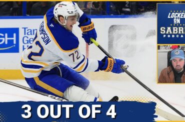 Buffalo Sabres blow late lead to the Lightning, BUT do get three of four points on road trip